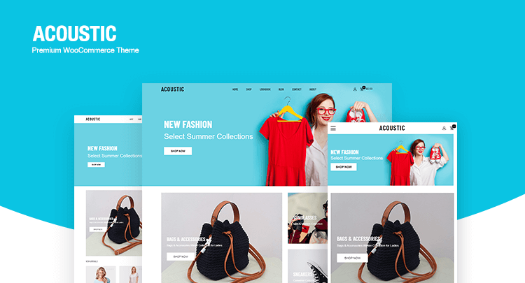Install Acoustic WooCommerce Theme